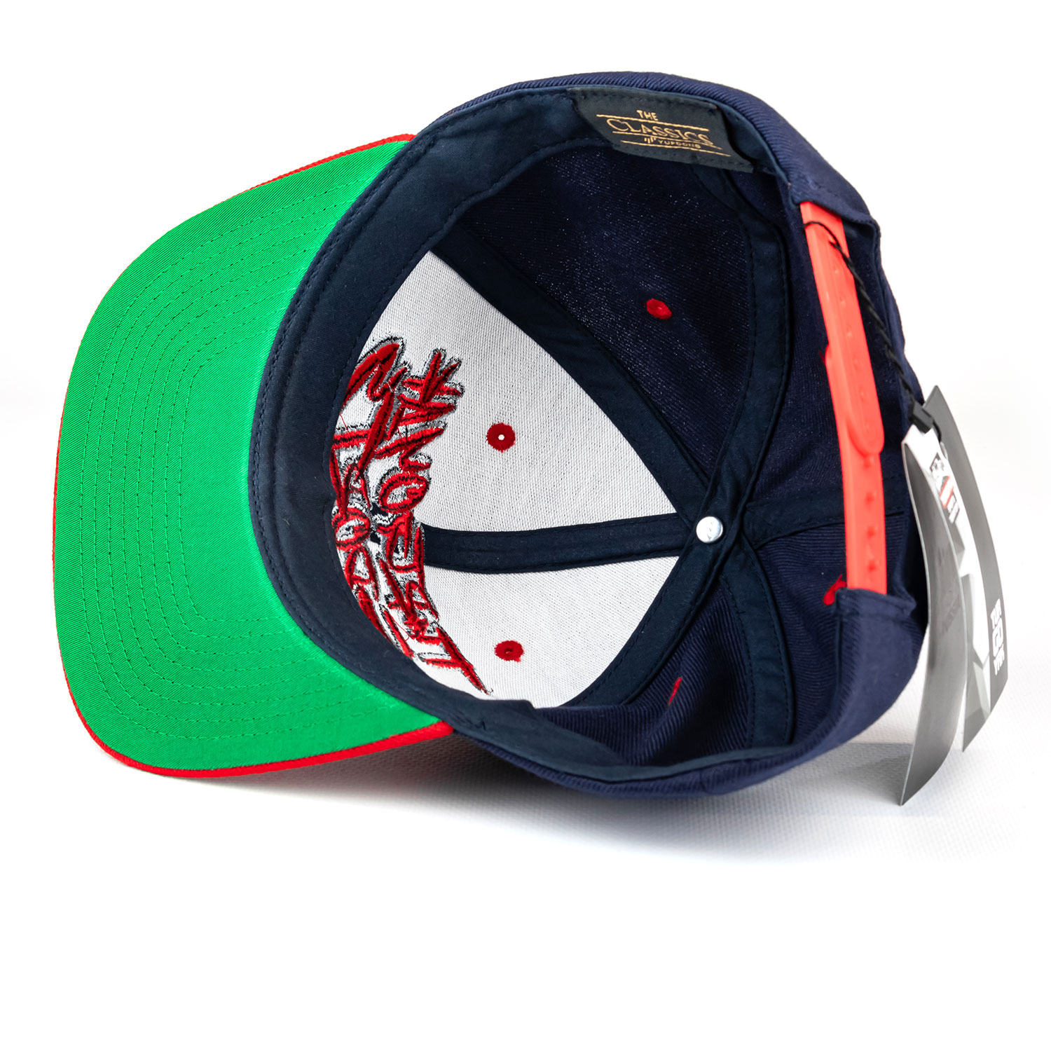 Бейсболка Graffiti прямой козырек (цв. синийкрасный) (4)