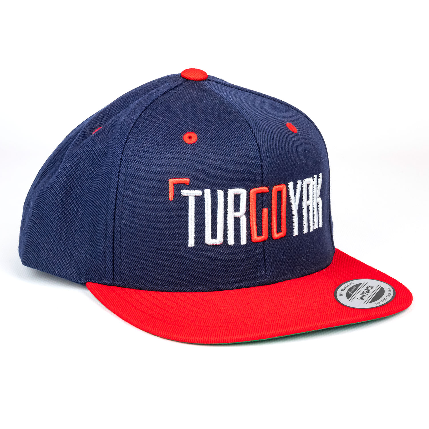 Бейсболка TURGOYAK прямой козырек (цв. синийкрасный) (3)