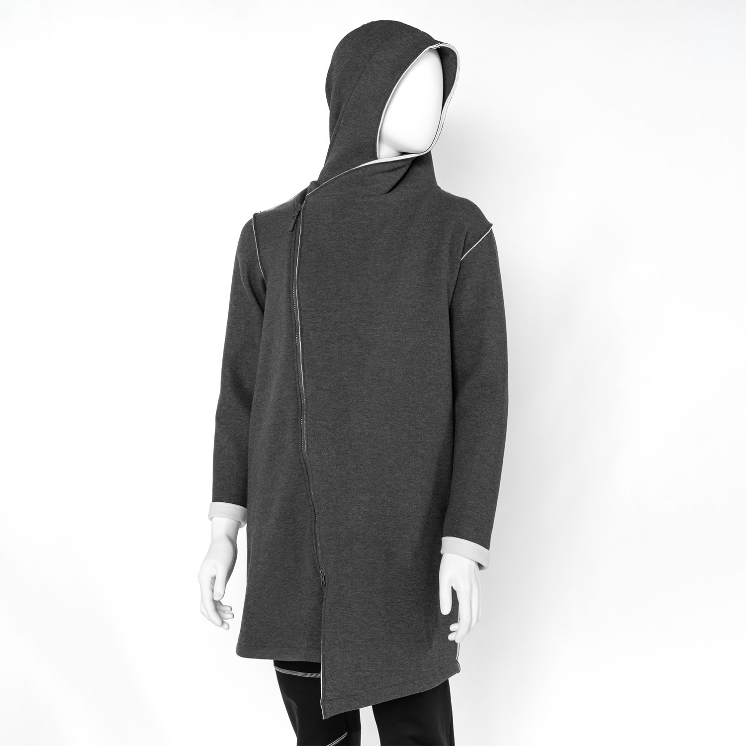 Пальто серое с белым трикотаж на меху Тургояк new (3)