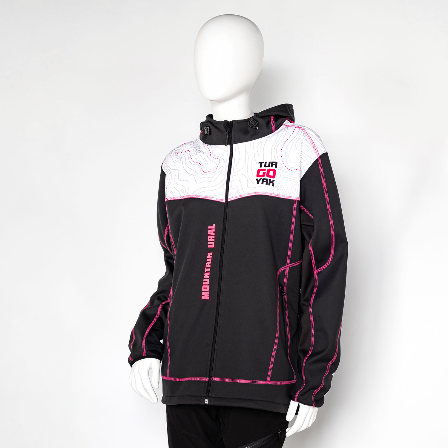 Куртка виндстоппер с капюшоном Classic розовый