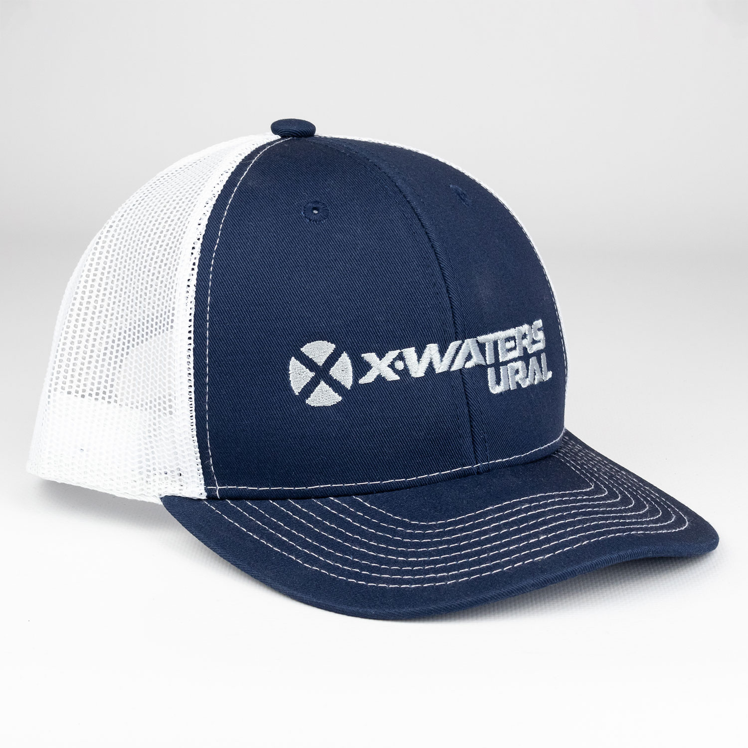 Бейсболка X-WATERS синяя сетка  (5)