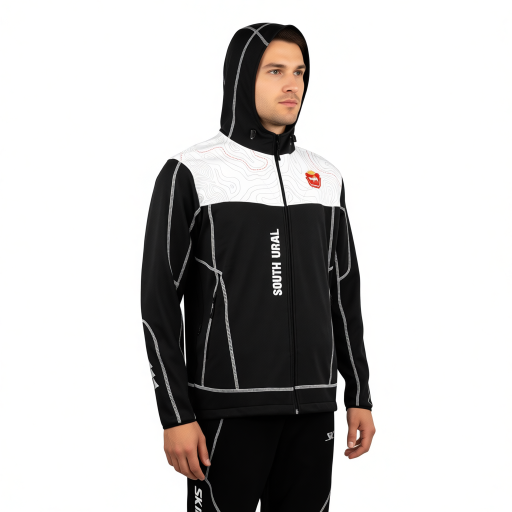 Куртка виндстоппер с капюшоном Герб ЧО (2)