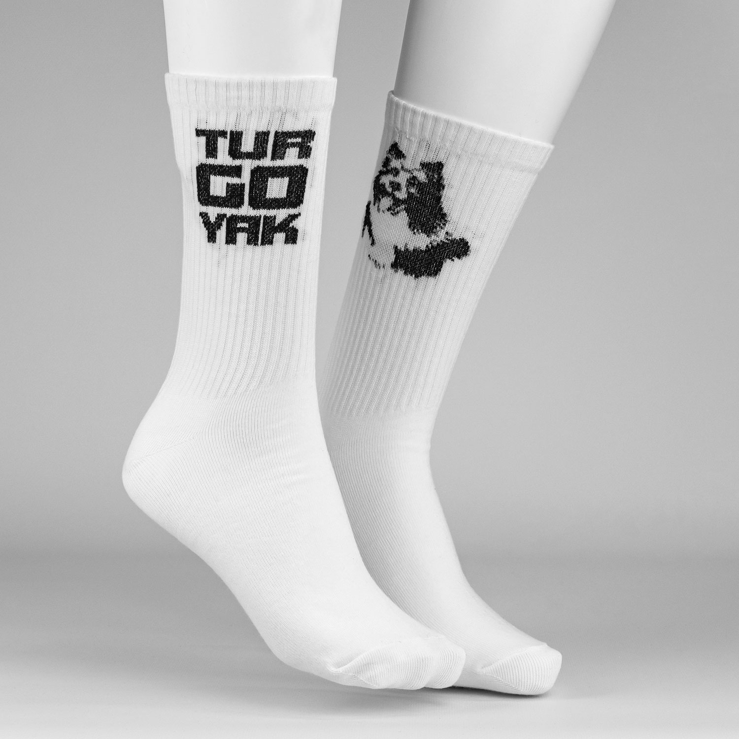 Носки женские Плыви и пей, Тедди белый (4)