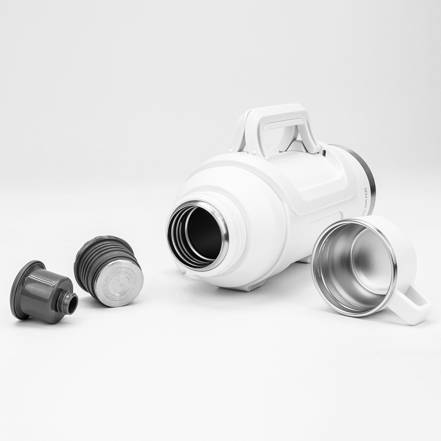 Термос Turgoyak Sports Territory 1300мл (белый)