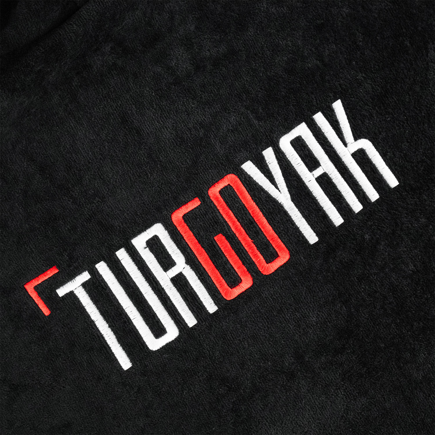 Пончо пляжное Координаты черный (7)