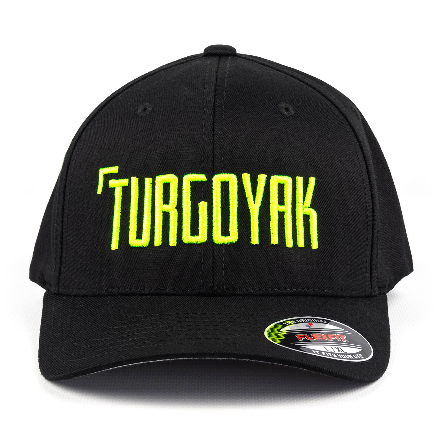 Бейсболка TURGOYAK черная на резинке Flexfit L,XL (5)