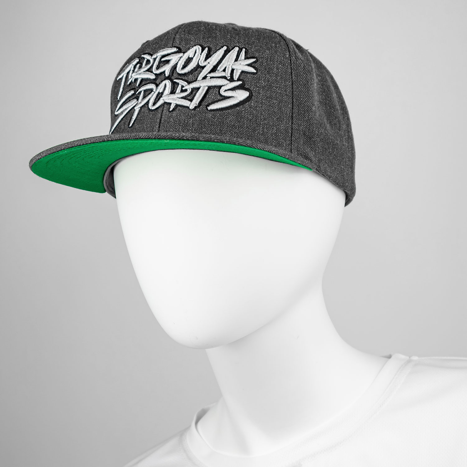 Бейсболка Graffiti прямой козырек (цв. т.серыйсерый) (7)