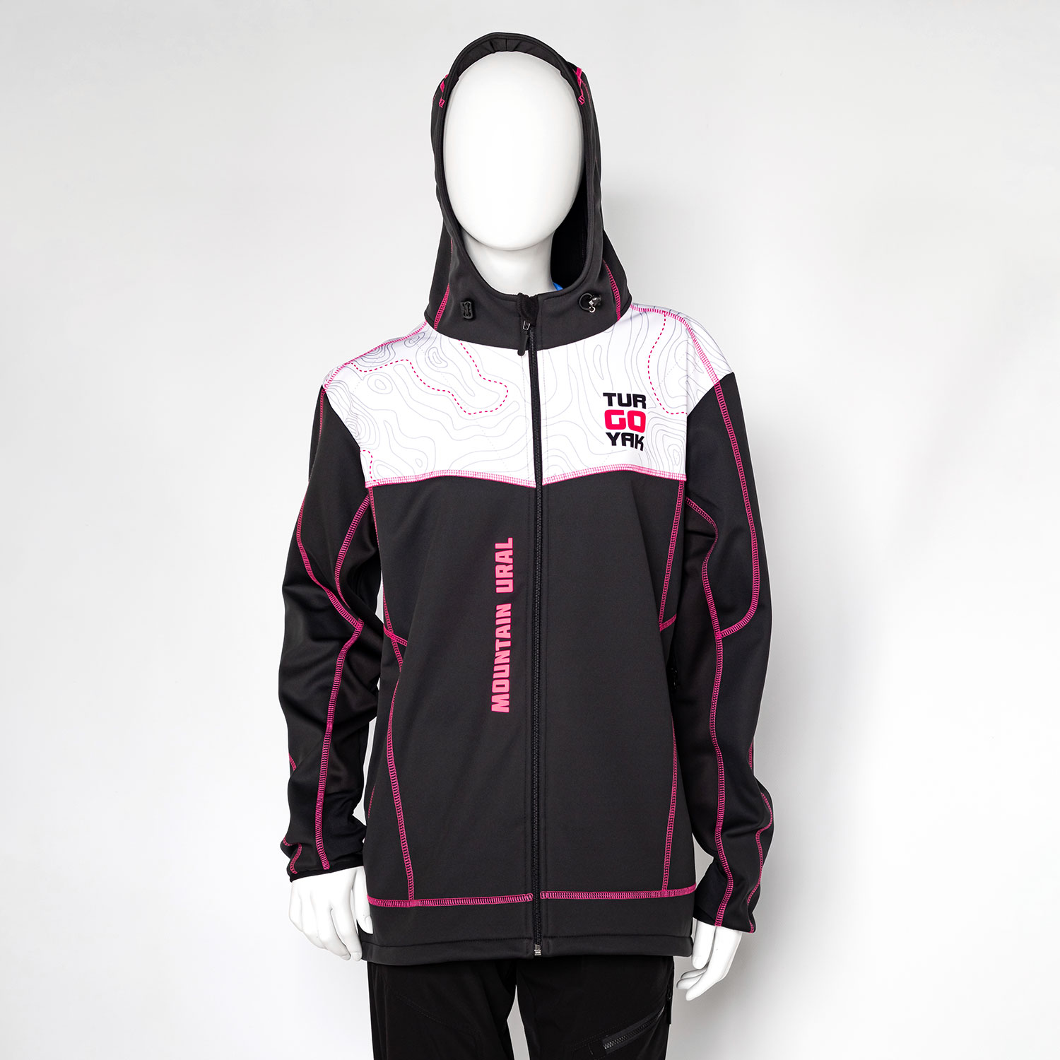 Куртка виндстоппер с капюшоном Classic розовый (8)