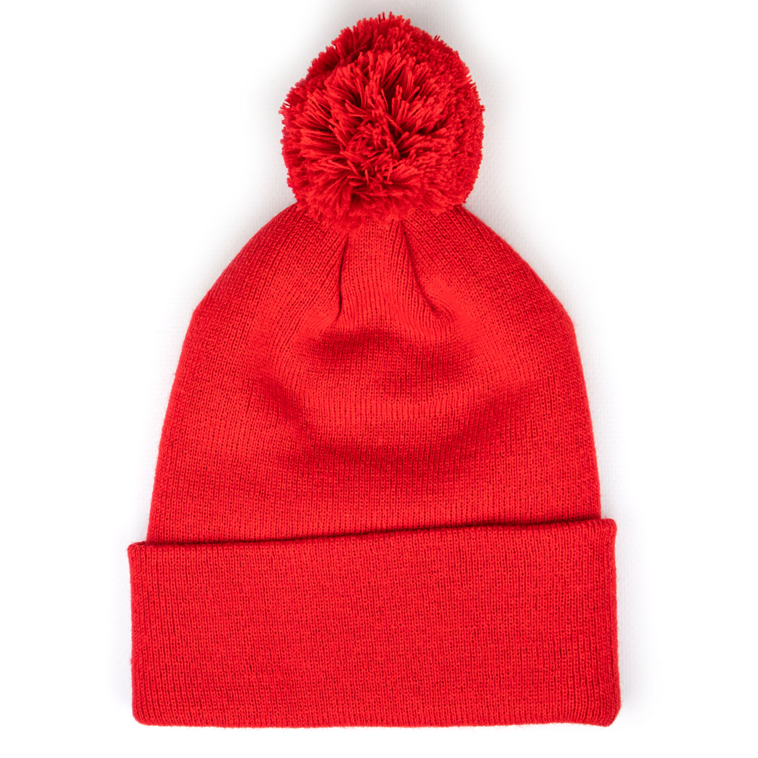Шапка TUR GO YAK c помпоном (красный)