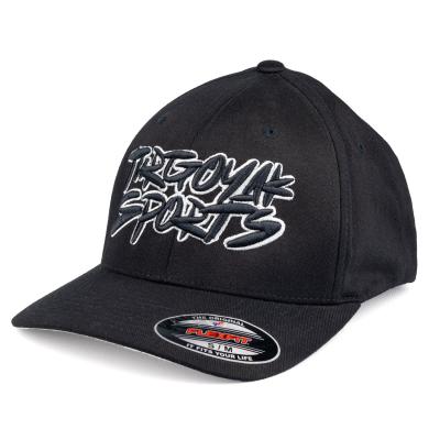 Бейсболка Graffiti черная на резинке Flexfit SM