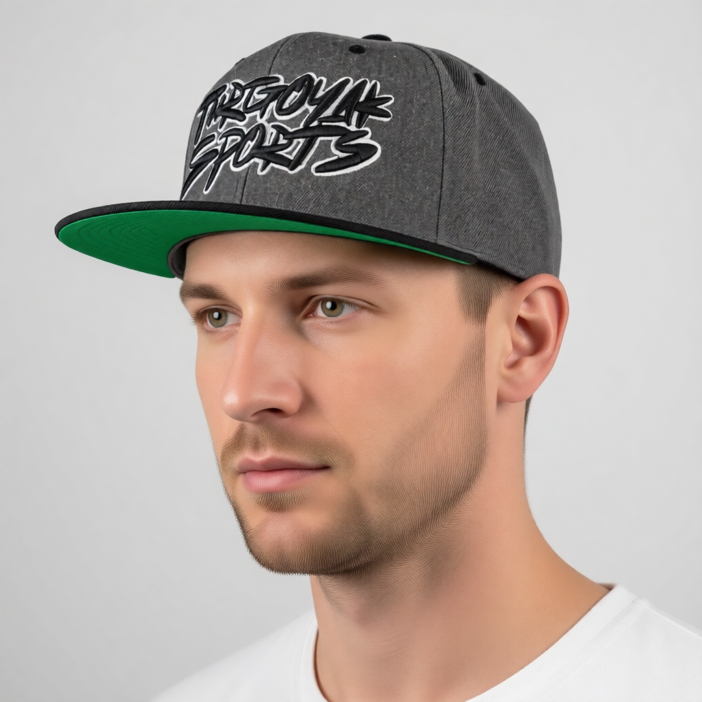 Бейсболка Graffiti прямой козырек (цв. т.серыйчерный)