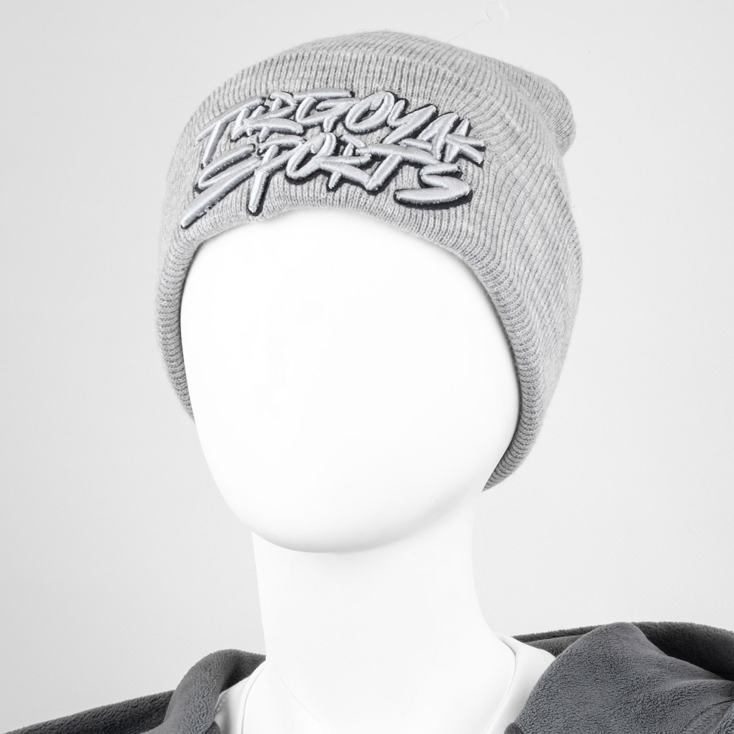 Шапка Graffiti Turgoyak sport с отворотом (серый)