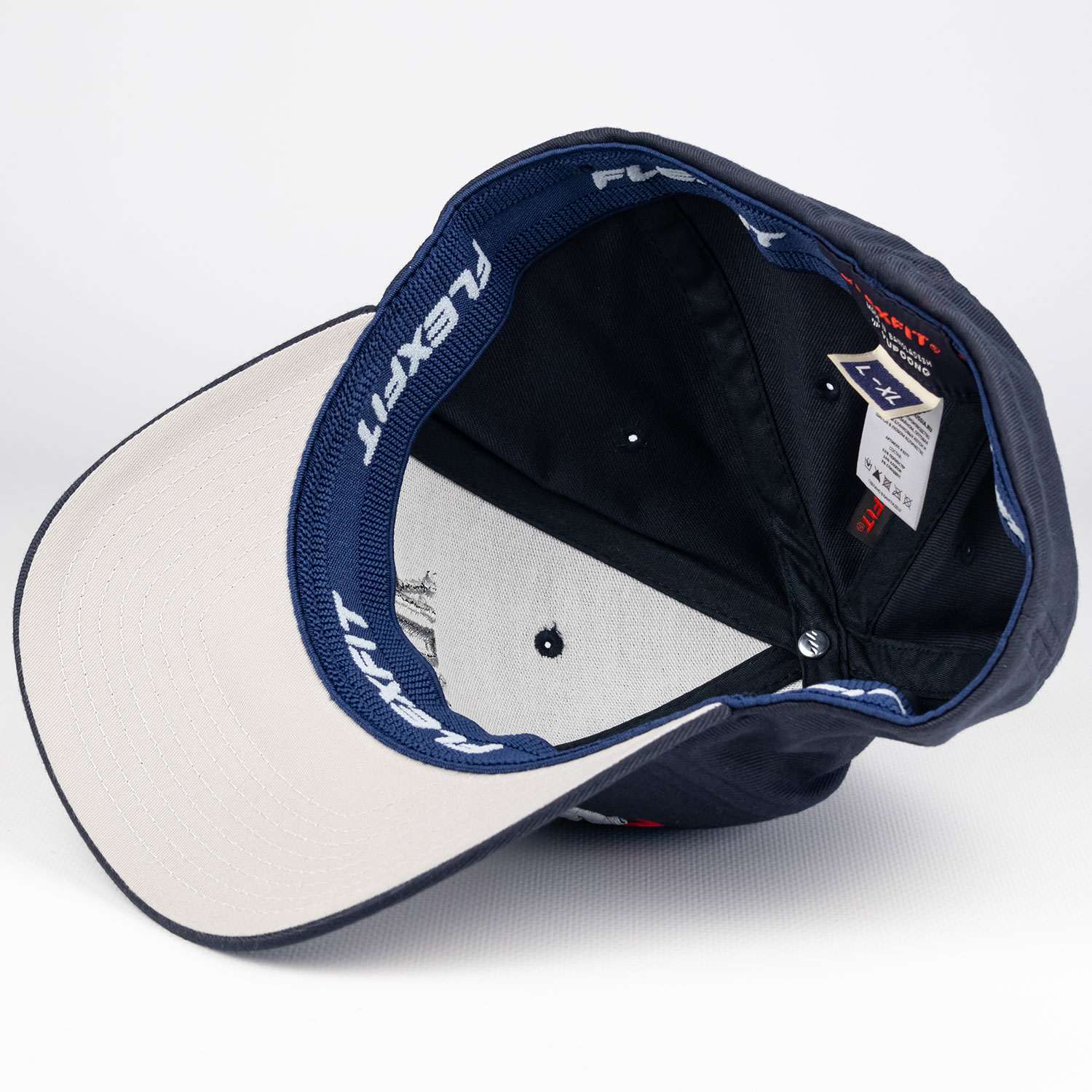 Бейсболка TURGOYAK синяя на резинке Flexfit LXL (2)