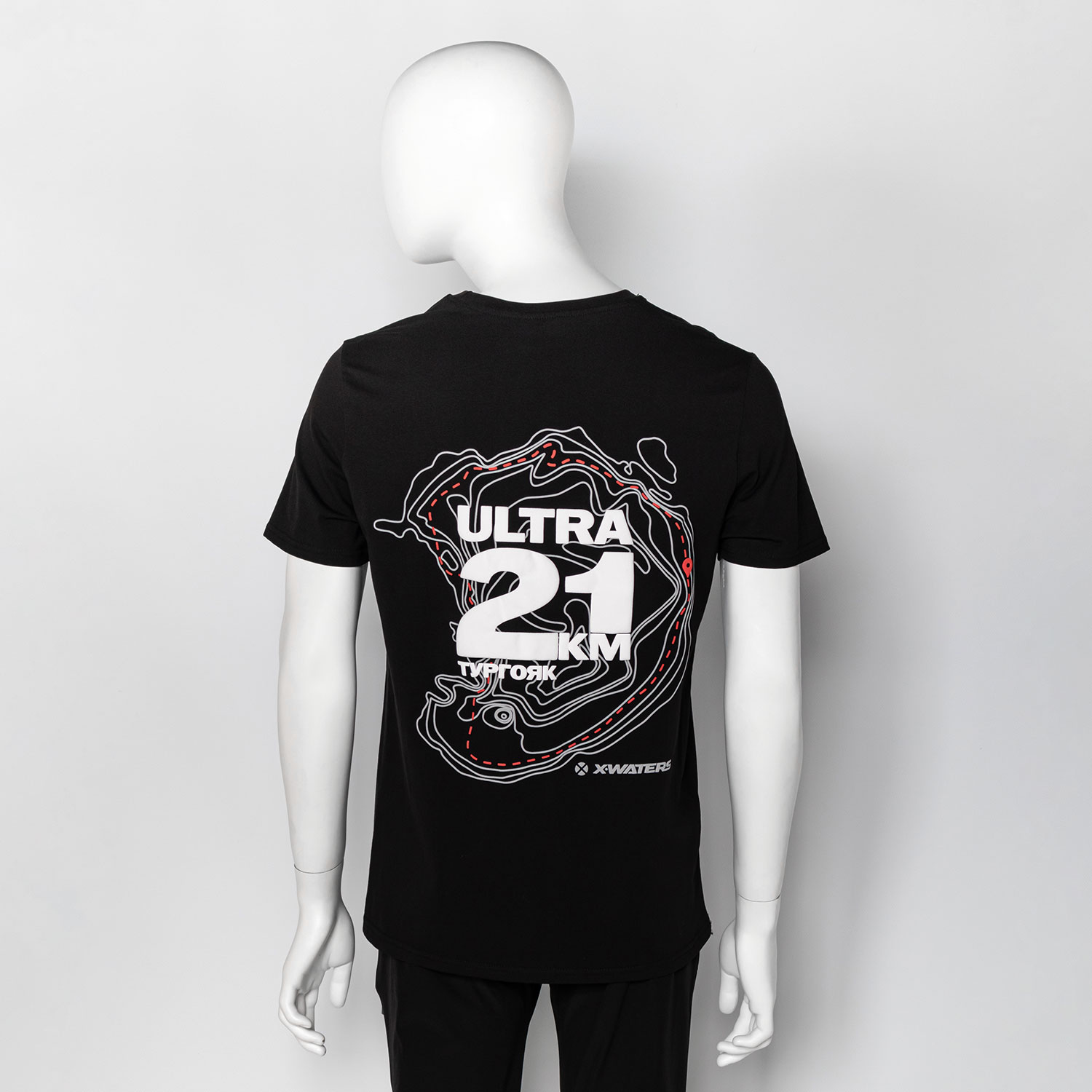 Футболка 21км черная X-Waters (1)