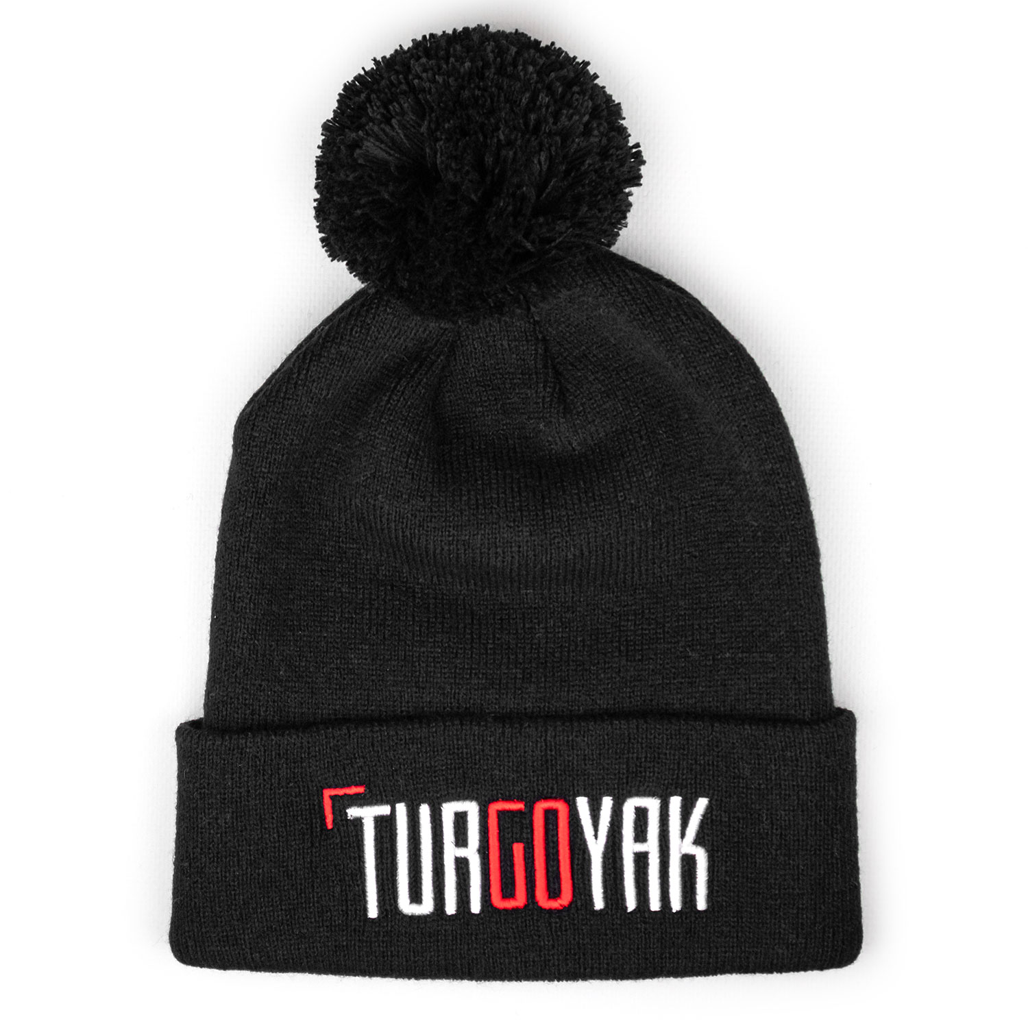 Шапка TUR GO YAK c помпоном (черный)