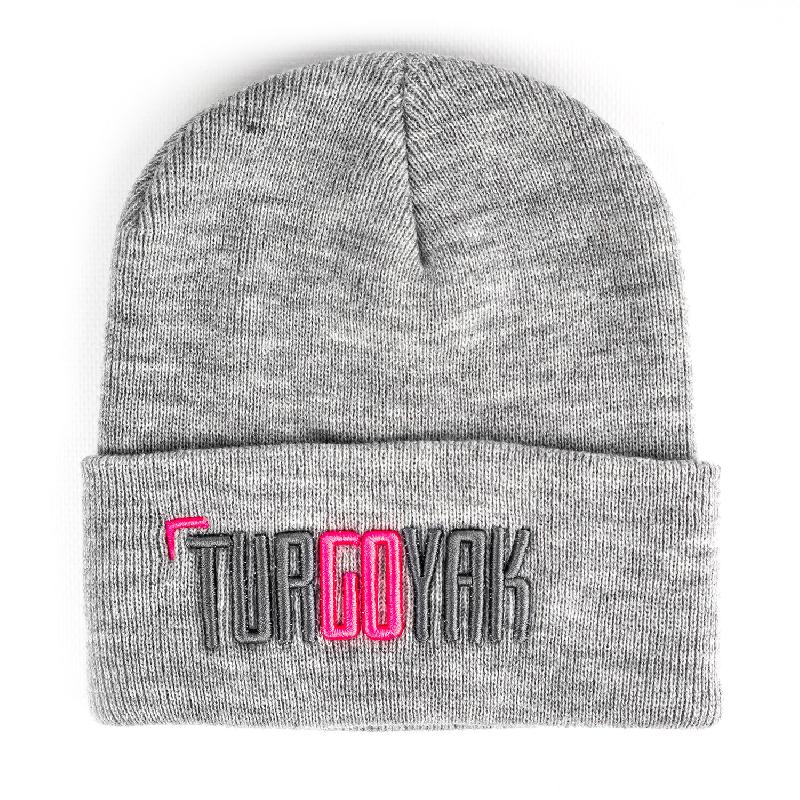 Шапка TUR GO YAK c отворотом (серый)